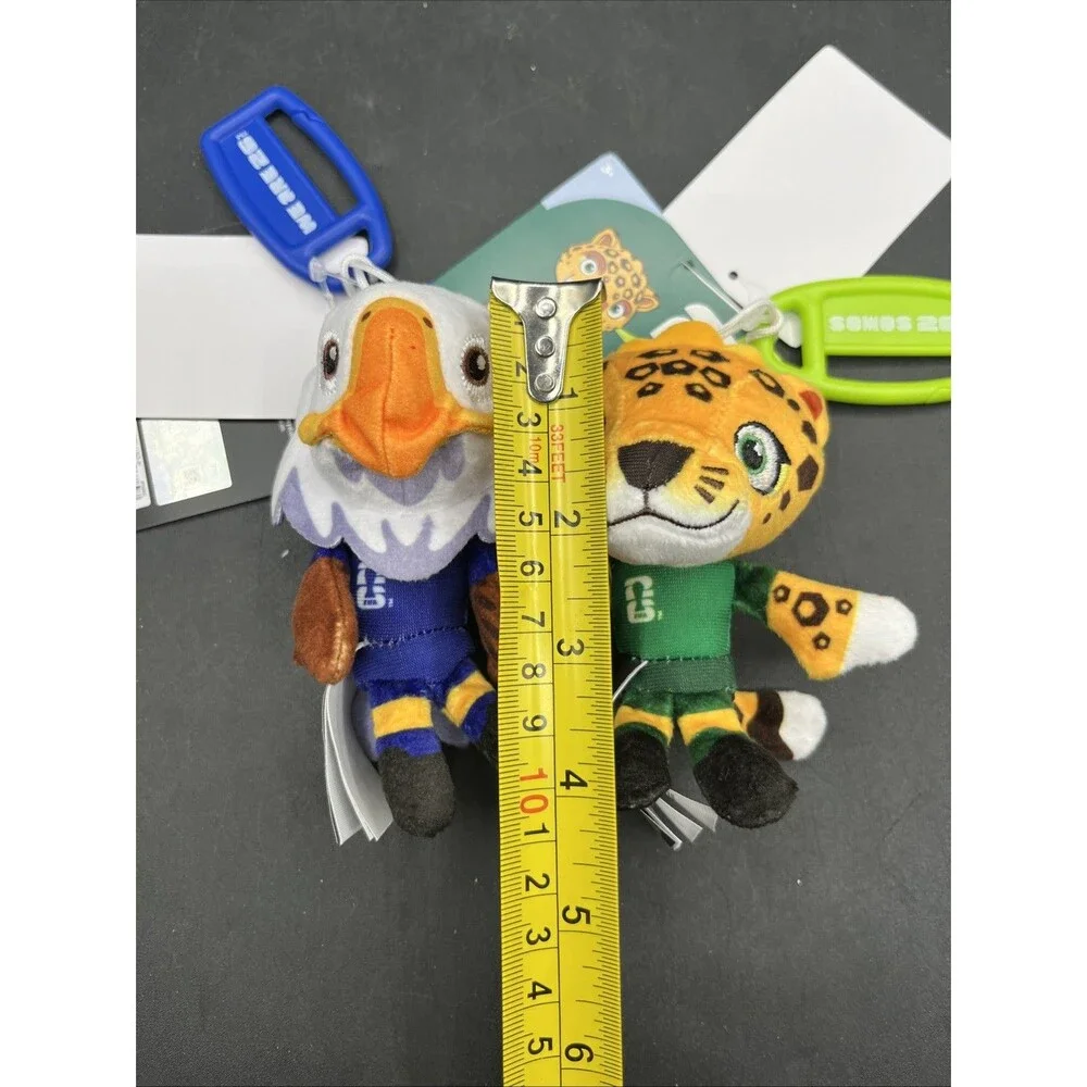 FIFA World Cup 2026 Plush Mascot Lot of 2 Jazwares Clutch Zayu USA Mexico NWT